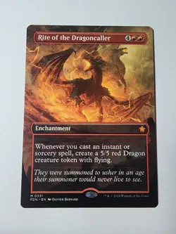 Rite of the Dragoncaller (Borderless) Foundations Regular - Image 1