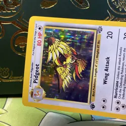 1999 Pokemon Jungle Pidgeot Holo 1st Edition Rare 8/64 WOTC Vintage LP + NM - - Image 3