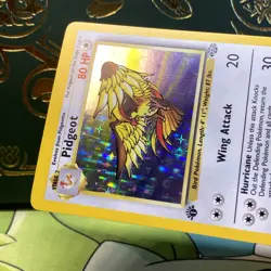 1999 Pokemon Jungle Pidgeot Holo 1st Edition Rare 8/64 WOTC Vintage LP + NM - - Image 4