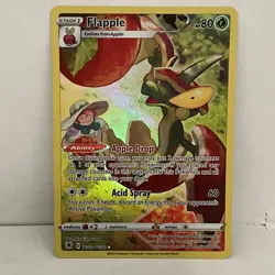 Flapple TG02/TG30 Astral Radiance Trainer Gallery Full Art Holo Pokemon Card NM - Image 1