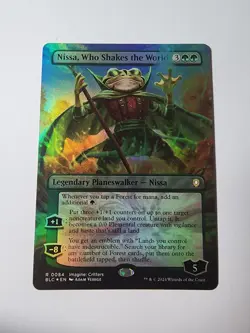 Nissa, Who Shakes the World (Borderless) Commander: Bloomburrow Foil - Image 1