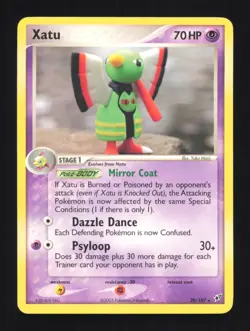 Pokemon Xatu 29/107 Rare Deoxys Lightly Played-Ink! - Image 1