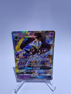 Pokemon TCG Lunala GX Sun & Moon Base Set 66/149 Holo NM Ultra Rare 2016 Sleeved - Image 1