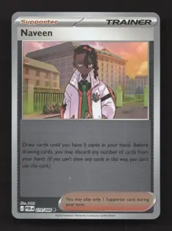 Naveen 079/088 Uncommon Perfect Order Pokemon Reverse Holo Near Mint - Image 1