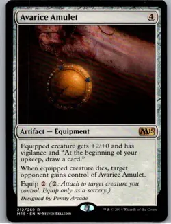#212 Avarice Amulet Magic 2015 (M15) Rare - Image 1