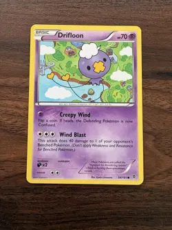 Drifloon Common Pokemon Plasma Blast 34/101 NM - Image 1