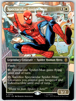 Marvel's Spider-Man Spectacular Spider-Man 14 Borderless Magic the Gathering - Image 1