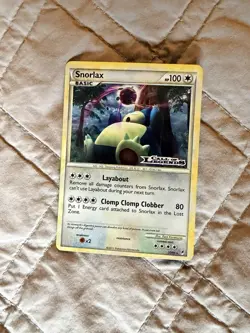 Pokemon SNORLAX Call of Legends Prerelease Holo Promo 33/95 NM - Image 1