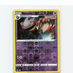 Banette 063/198 Rare Chilling Reign Pokemon Reverse Holo Near Mint - Image 1
