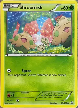 Shroomish - 15/160 - XY Primal Clash Pokemon 2015 - Image 1