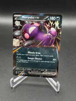 Morpeko ex 055/084 Double Rare Pitch Black Pokemon Holo Near Mint - Image 1