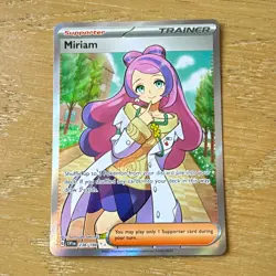 The Pokemon Company Pokemon TCG Miriam 238/198 SV01 Full Art Holo Ultra Rare EN - Image 1