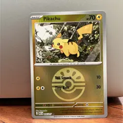 🔥 Pokemon Pikachu #055/217 English Ascended Heroes Friend Ball Reverse Holo - Image 1