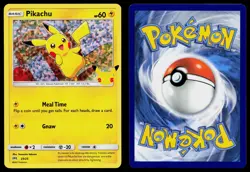 PIKACHU 025/025 PROMO MCDONALD'S 25TH ANNIVERSARY PROMOS POKEMON HOLO LP - Image 3