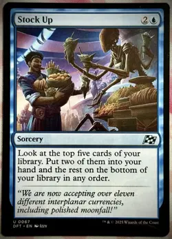 Stock Up DFT Aetherdrift MTG Magic the Gathering NM - Image 1