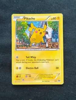 Pokemon "Pikachu" 6/12 *Holo* McDonald's 2016 - English - Good(-)/LP - Image 1