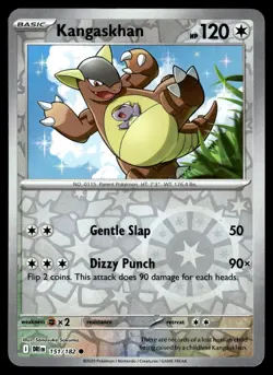 Kangaskhan 151/182 Common Destined Rivals Pokemon Reverse Holo Near Mint - Image 1