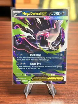 Mega Darkrai ex 048/084 Double Rare Pitch Black Pokemon Holo NM - Image 1