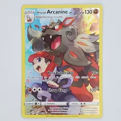 Hisuian Arcanine - TG08/TG30 - Pokemon Lost Origins Trainer Gallery Holo Rare NM - Image 1
