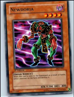 YuGiOh - 1st Edition Newdoria [PGD - PGD-057] - Rare/NM - Image 1