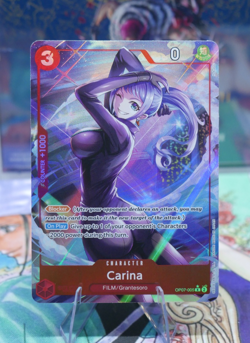 One Piece TCG Carina OP07-005 RARE ALT Art 500 Years ENGLISH - Image 1