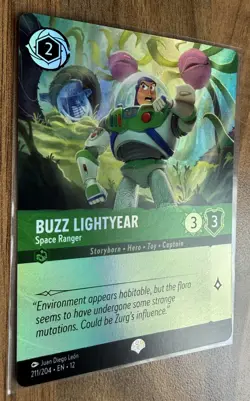 Disney Lorcana - Buzz Lightyear - Space Ranger -211/204 Epic Foil - Image 4
