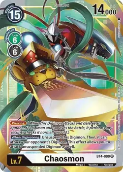Chaosmon BT4-090 | Rare | Alternate Art | Digimon Trading Card Game - Image 1