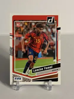 Lamine Yamal RC 2023-24 Panini Donruss Fifa #54 Spain Rookie Card - Image 1