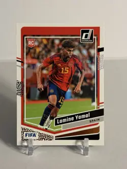 Lamine Yamal RC 2023-24 Panini Donruss Fifa #54 Spain Rookie Card - Image 3