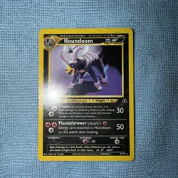 Houndoom Rare 23/75 - Neo Discovery - NM/Lp Pokemon Card. 🦴🦴🦴 - Image 1