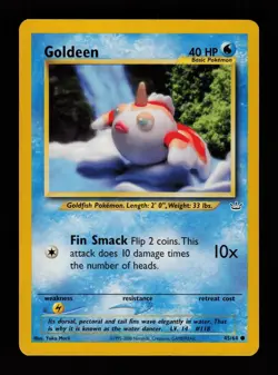 Goldeen 45/64 Unlimited Yuka Morii Common Neo Revelation Pokemon Cards - Image 1