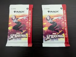 MAGIC THE GATHERING MARVEL SPIDERMAN COLLECTOR - Two Booster Packs - Image 1