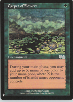 Carpet of Flowers The List Reprints NM - Image 1