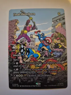 1x MTG Marvel Super Heroes Eternal MAR Final Showdown 0045 Borderless NM x1 - Image 1