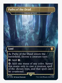Mtg. Paths of the Dead. Foil. Lord of the Rings. Pack Fresh - Image 1