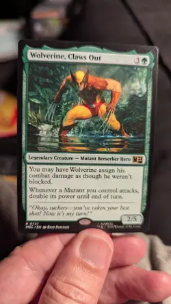 1x Wolverine Claws Out NM - Marvel MTG Magic MSC x1 - Image 1