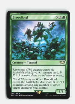 Broodlord 89 Universes Beyond: Warhammer 40,000 MTG NM - Image 1