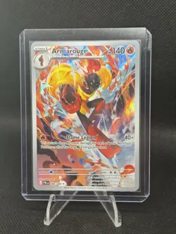 Pokemon Armarouge 086/084 Pitch Black Illustration Rare Holo Near Mint - Image 1