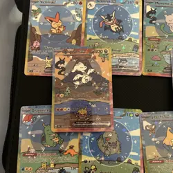 SALE 10 FOR 10 Mewtwo Jirachi Dragonite Lugia Etc Pokemon Card Display Art Card - Image 3