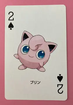 Jigglypuff pokemon Playing Poker Card Leaf green Venusaur Nintendo Japanese - Image 1