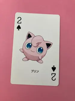Jigglypuff pokemon Playing Poker Card Leaf green Venusaur Nintendo Japanese - Image 2