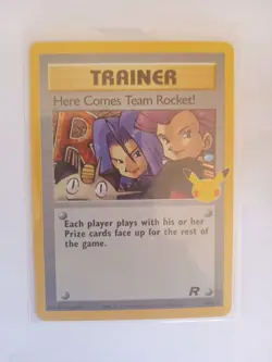 Trainer Here Comes Team Rocket 15/82 Unlimited Holo Rare Pokemon 2021 - Image 1