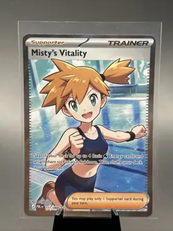 Misty's Vitality 111/084 Ultra Rare Full Art Holo Trainer 151 EN - Image 1