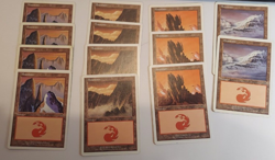 13x MOUNTAIN basic lands - LP/MP - 7th Edition - SPARROW MAGIC - Image 1