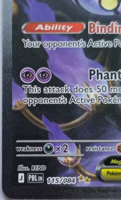 Pokemon TCG Pitch Black 115/084 Mega Chandelure Ex SIR Mint Pack Fresh - Image 3