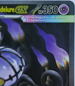 Pokemon TCG Pitch Black 115/084 Mega Chandelure Ex SIR Mint Pack Fresh - Image 4
