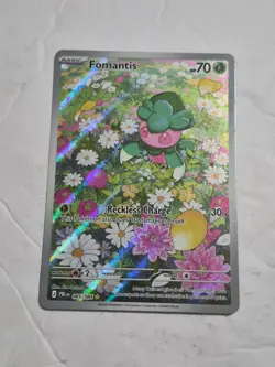 Fomantis 085/084 Illustration Rare Pitch Black Pokemon Holo Near Mint - Image 1