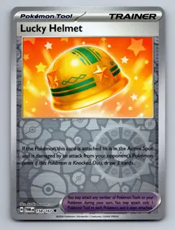 Lucky Helmet 158/167 Uncommon Twilight Masquerade Pokemon Near Mint Reverse Holo - Image 1