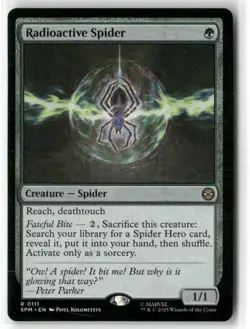 Radioactive Spider MTG Spider-Man Magic NM - Image 1