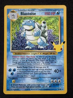 Blastoise 2/102 Celebrations: Classic Collection Holo English Pokemon TCG - Image 1